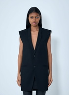 Rick Owens Sleeveless Tailored Blazer