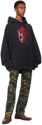 Martine Rose Black Oversized Hoodie