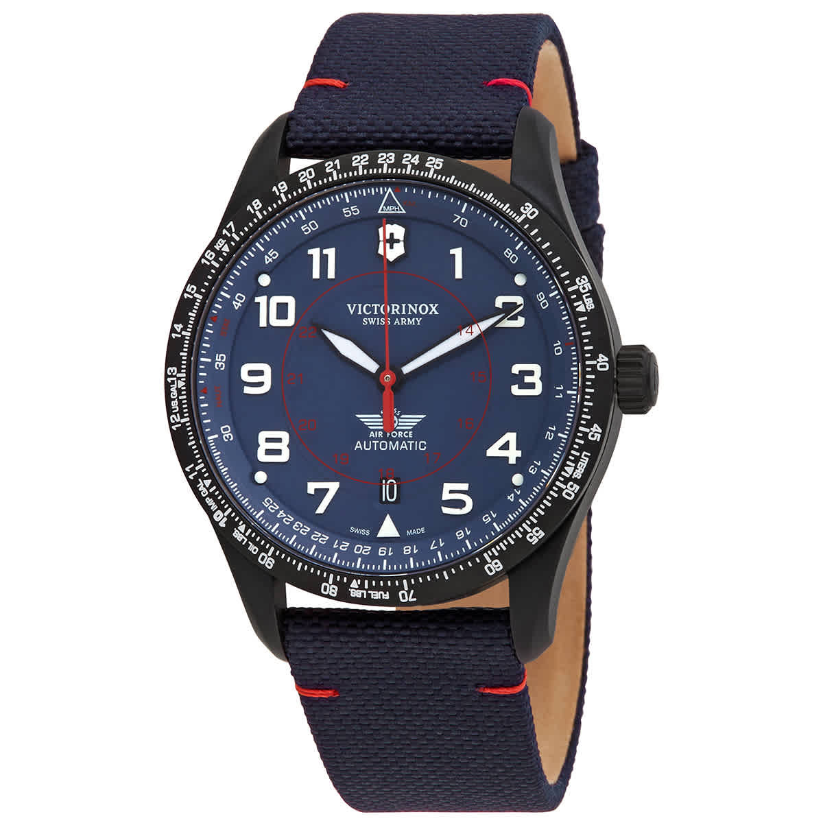Victorinox Airboss Automatic Blue Dial Mens Watch 241998