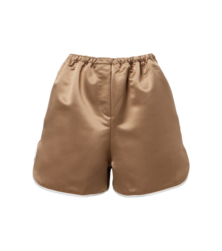 Photo: The Frankie Shop Adia satin shorts