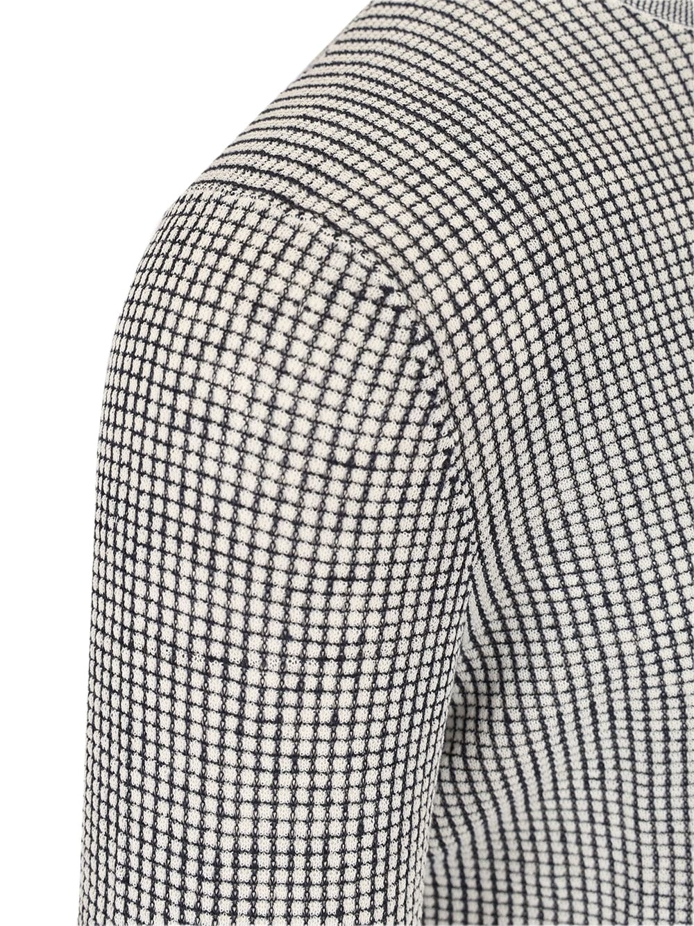 Ballantyne Short-sleeved Rice Stitch Sweater
