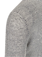 Ballantyne Short-sleeved Rice Stitch Sweater