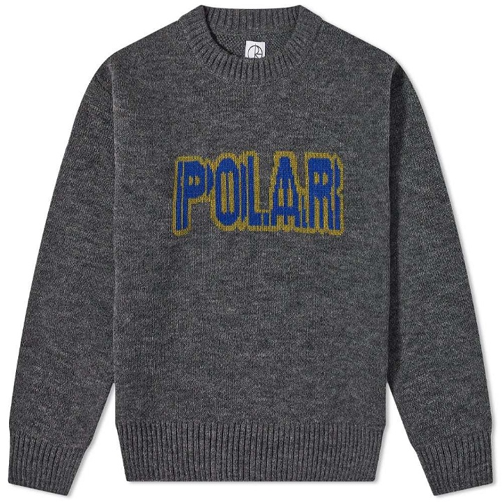 Photo: Polar Skate Co. Earthquake Logo Crew Knit