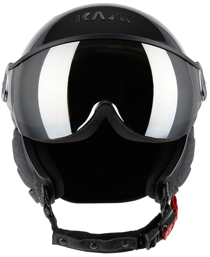 Photo: KASK Black & Gunmetal Piuma R Visor Helmet