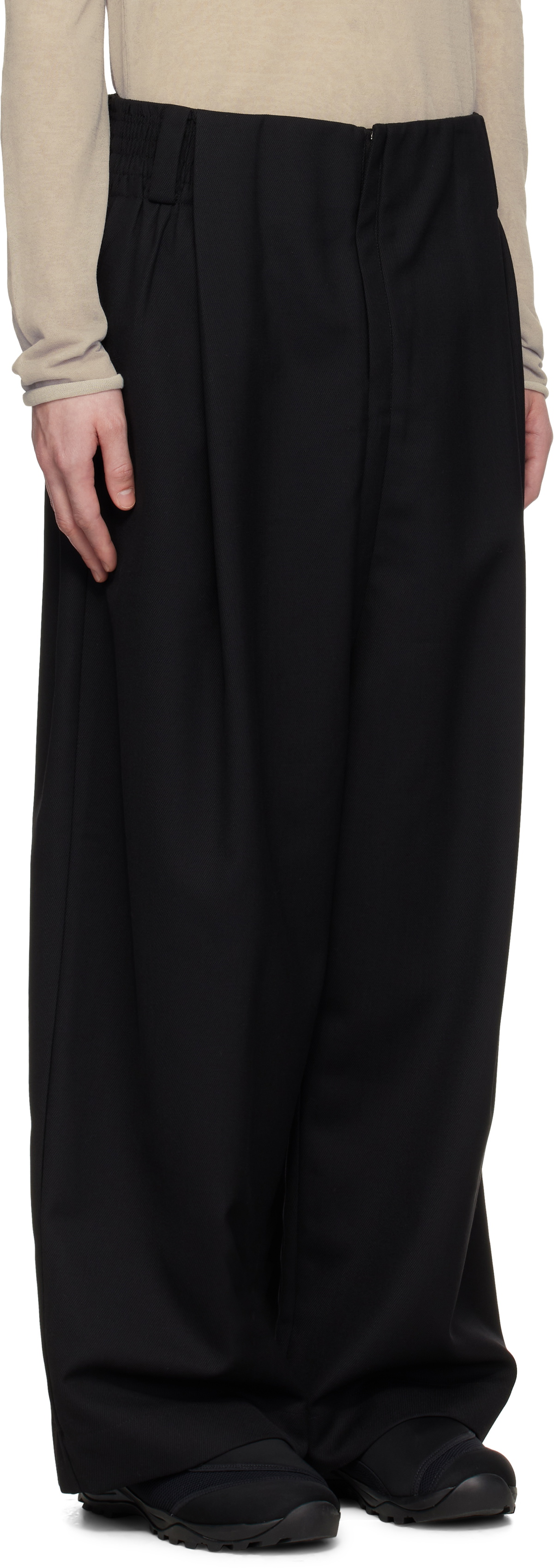 pet-tree-kor Black Tension Trousers