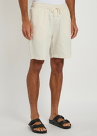 Universal Works Simple Linen-blend Shorts Ecru