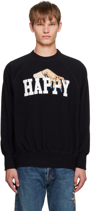 Photo: UNDERCOVER Black Happy Sweatshirt