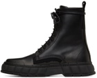 Virón Black Apple Leather 1992 Boots