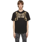 Versace Jeans Couture Black Baroque Logo T-Shirt