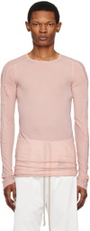 Rick Owens DRKSHDW Pink Scarification Long Sleeve T-Shirt