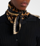 Gucci Leopard-print silk twill scarf