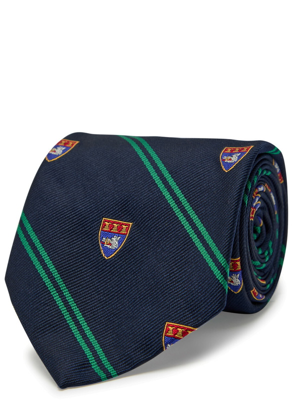Photo: Polo Ralph Lauren Striped Silk tie - Navy - One Size