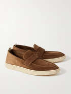 Officine Creative - Herbie Suede Loafers - Brown