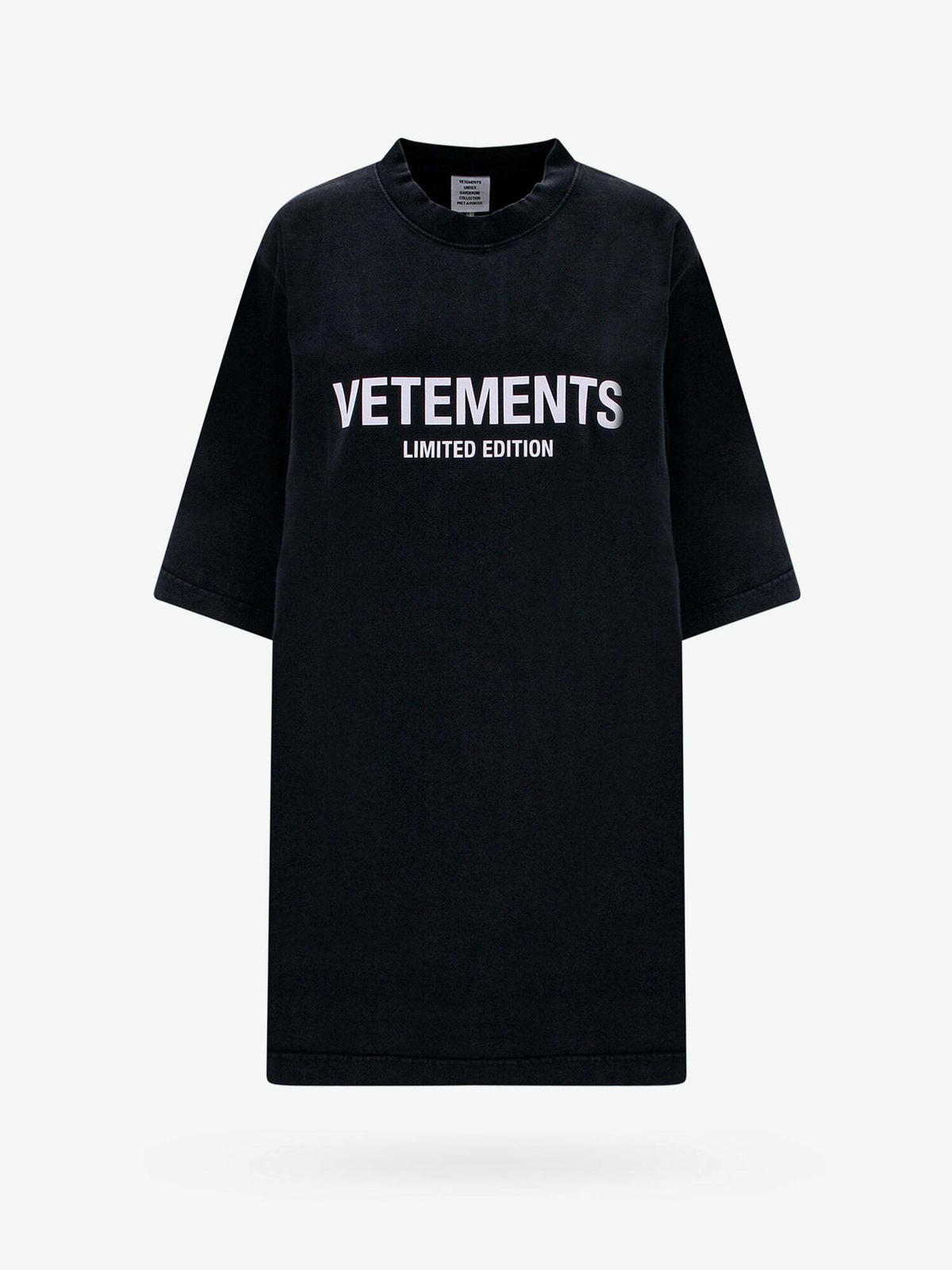 Vetements T Shirt Black Womens Vetements