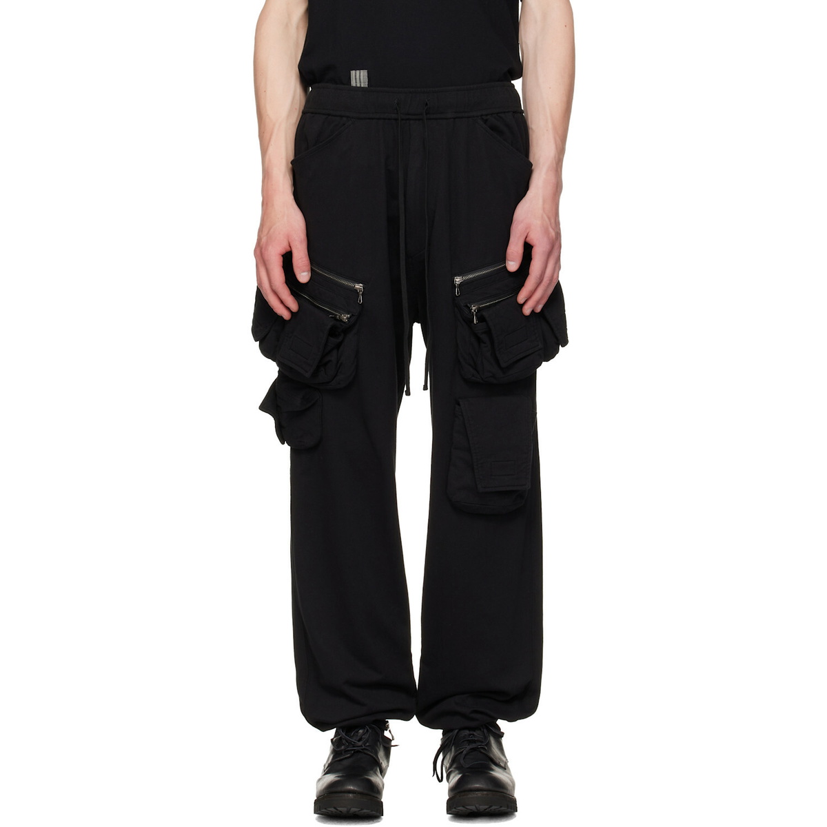 Julius Black Tactical Jogger Cargo Pants