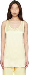 WARDROBE.NYC Yellow Liquid Tank Top
