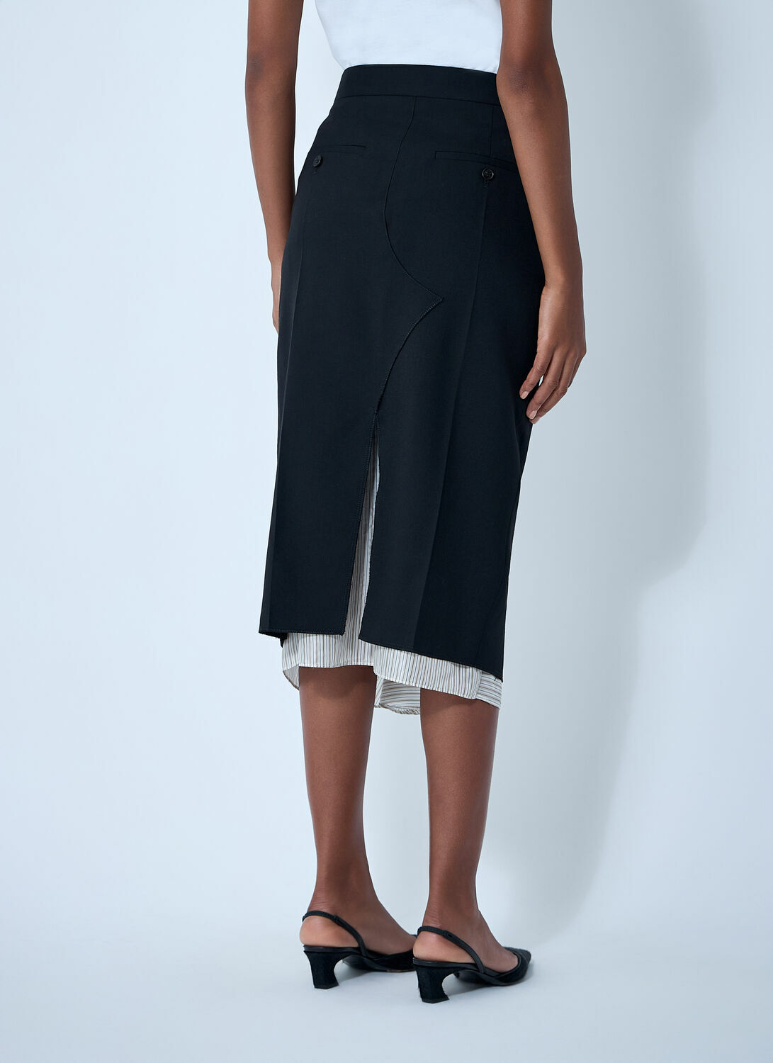 Marni Wool Midi Skirt