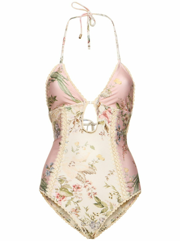 Photo: ZIMMERMANN Waverly Keyhole Crochet 1pc Swimsuit