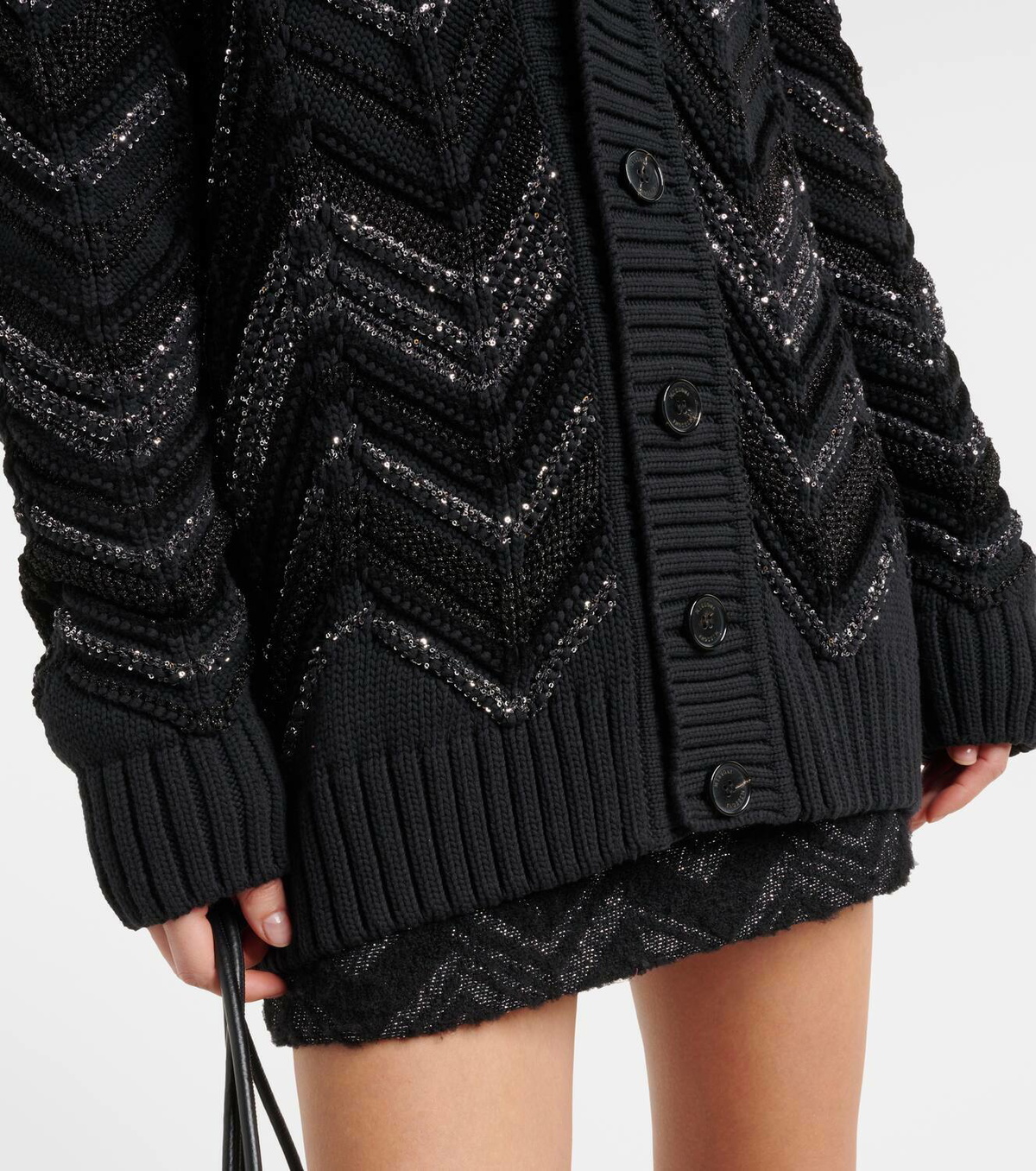 Missoni Zigzag sequined cardigan Missoni