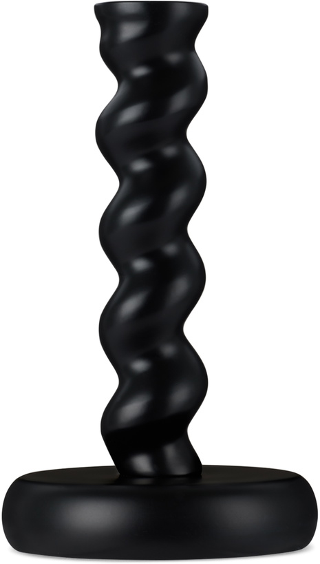 Photo: POLSPOTTEN Black Twister M Candle Holder