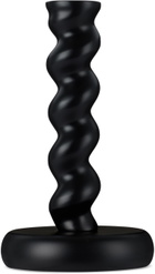 POLSPOTTEN Black Twister M Candle Holder