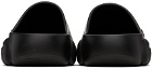 Moschino Black Teddy Sole Rubber Slippers