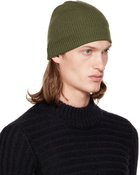 Rick Owens Green Wool Beanie