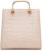 Alexander McQueen Pink Croc 'The Short Story' Bag