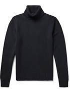 Loro Piana - Grafton Baby Cashmere Rollneck Sweater - Blue