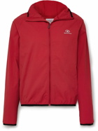 DISTRICT VISION - New Balance Logo-Embroidered Shell Hooded Jacket - Red