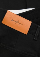 Second Layer El Valluco Straight-leg Wool Trousers Black