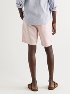 Orlebar Brown - Norwich Straight-Leg Linen Shorts - Pink