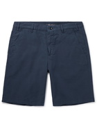 LORO PIANA - Slim-Fit Stretch-Cotton Bermuda Shorts - Blue - IT 46