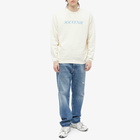 Foret Men's Spur Crew Sweat in Cloud/Ocean