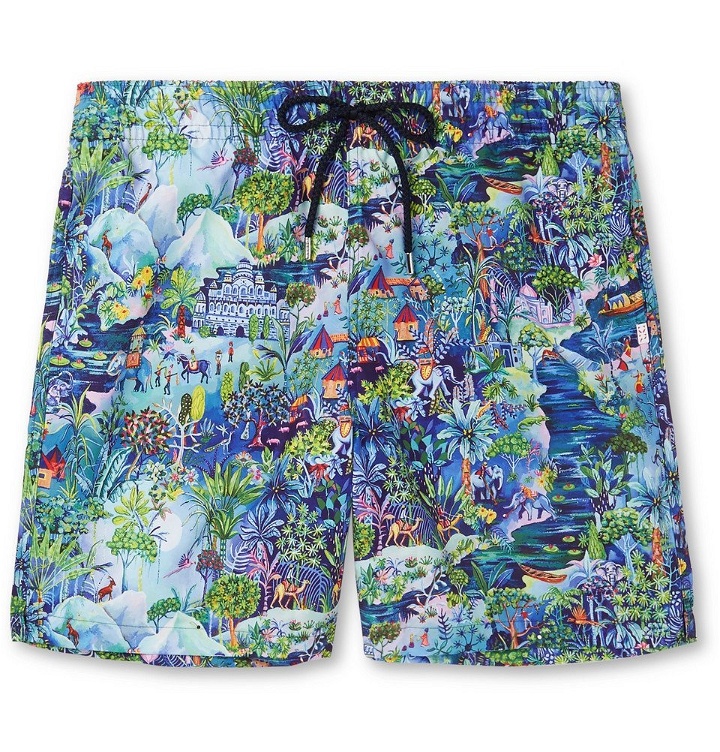 Photo: Derek Rose - Maui 2 Mid-Length Printed Shell Swim Shorts - Men - Multi