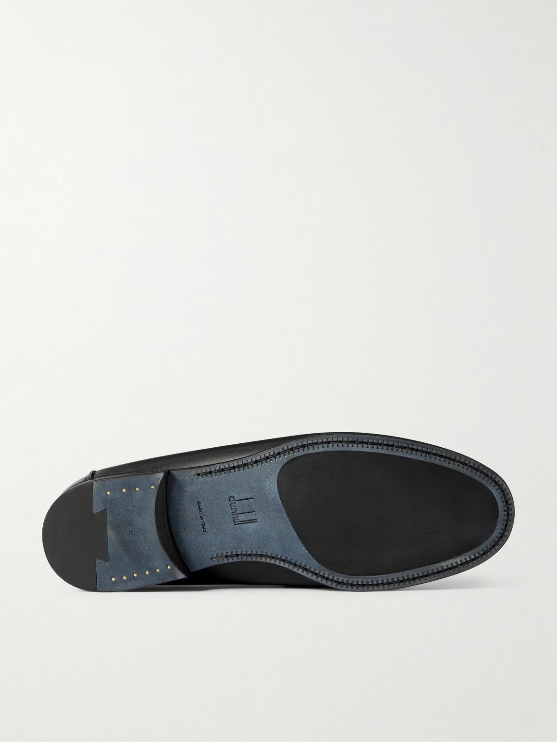 Dunhill - Heddon Flex Leather Penny Loafers - Black