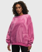 Rotate Birger Christensen Enzyme Sweat Crewneck Pink - Womens - Sweatshirts