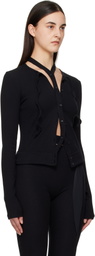 Ottolinger Black Double Closure Cardigan