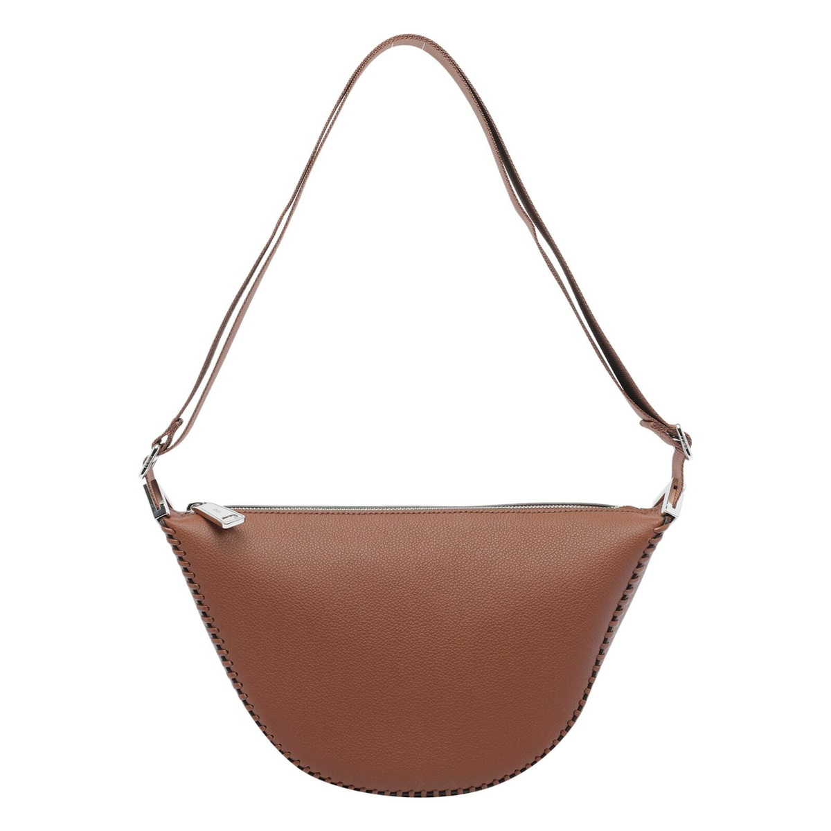 Fendi - Soft Trunk Baguette Logo-Embossed Leather Messenger