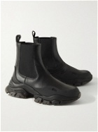 Moncler Genius - 6 Moncler 1017 ALYX 9SM Ary Rubber-Trimmed Leather Chelsea Boots - Black