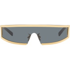 Givenchy Gold Square Sunglasses