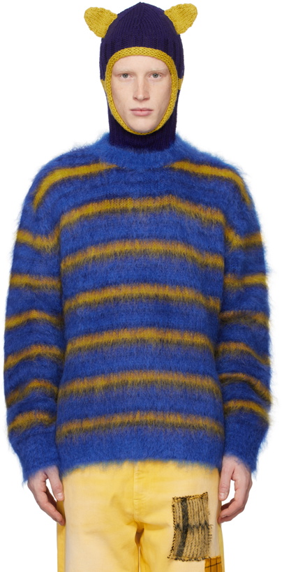 Photo: Marni Blue & Yellow Striped Sweater