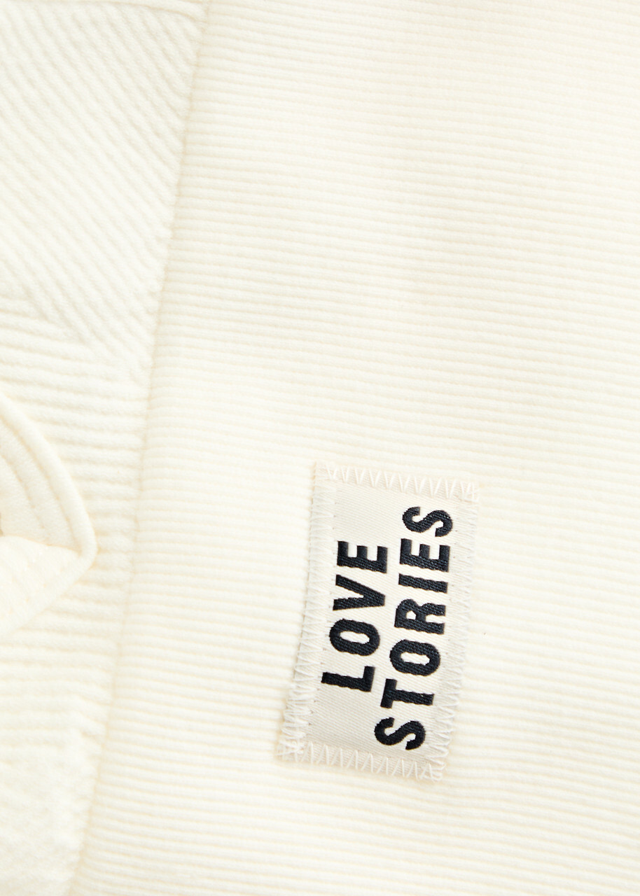 Love Stories Posey Cotton-blend Soft-cup bra Off White