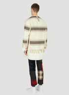 Quilted Serape Coat in Beige