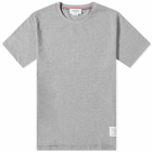 Thom Browne Men's Relaxed Fit Side Split Classic T-Shirt in Light Grey