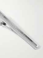 Dunhill - Cutout Rhodium-Plated Silver Tie Bar