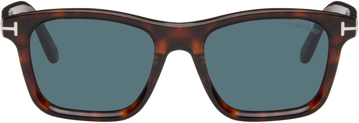 Tom Ford Black and Brown Sunglasses TOM FORD Brown & Black Morgan Sunglasses TOM FORD main image 4