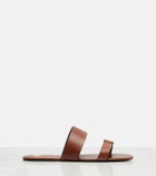 Saint Laurent Cassandre leather sandals