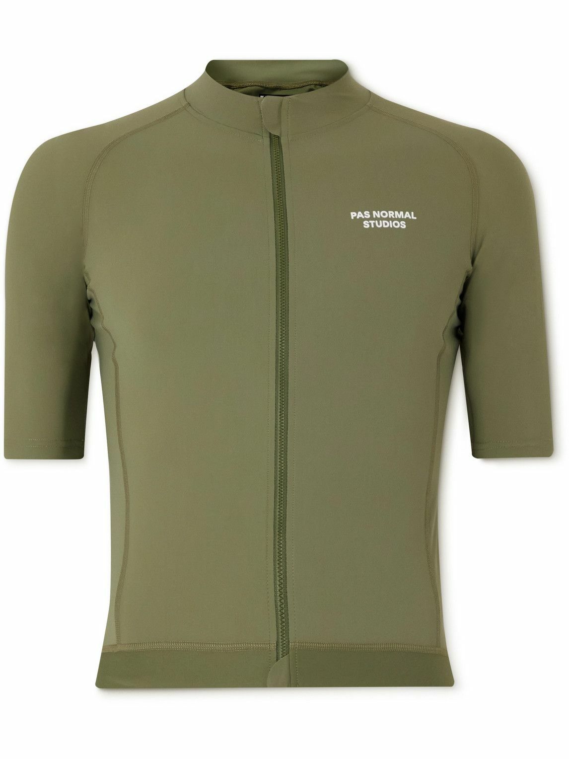 Pas Normal Studios - Essential Logo-Print Cycling Jersey - Green