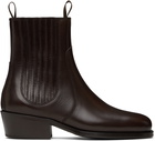 LEMAIRE Brown Vegetable-Tanned Chelsea Boots